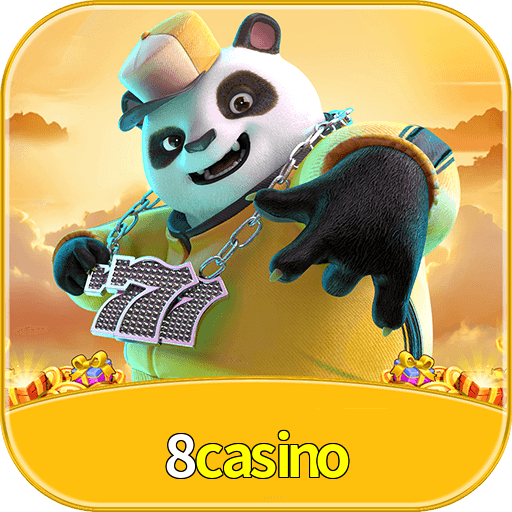 Imagem promocional da 8casino mostrando a plataforma e suas vantagens